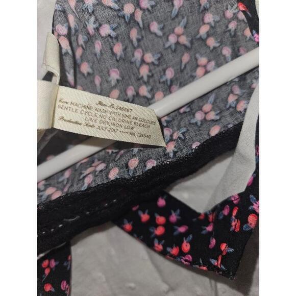 Matilda Jane Blouse Women's Size Small White Black Floral - Picture 7 of 11